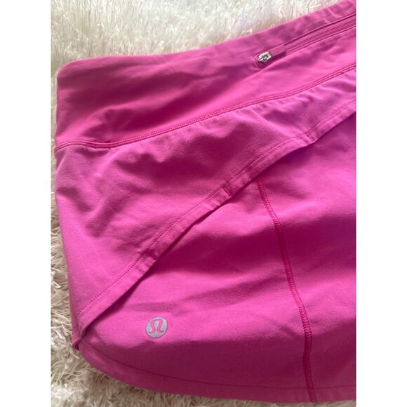 Lululemon Speed Up Shorts 2.5" Fantom Fuchsia Size 10 - Picture 6 of 9
